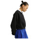 Nike Γυναικείο φούτερ Studio Fleece Medium Weight Oversized Cropped Crew